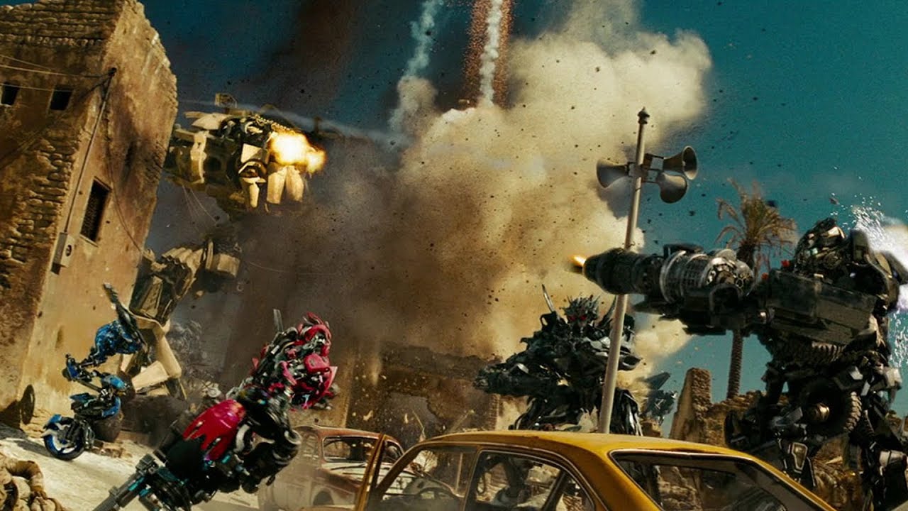 Transformers 2009. Трансформеры 2 месть падших битва в пустыне.