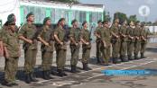 Присяга новобранцев в пограничном управлении МГБ