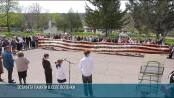 Эстафета памяти в рыбницких Попенках: песни, стихи и ленты Победы