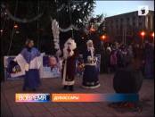 В Дубоссарах зажгли огни на главной традиционной елке города