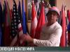 Коллекционер из села собирает флаги мира