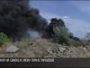 Пожар на свалке и запах гари в Тирасполе