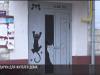 Рисунки и цветы в подъездах: живописный дом в Рыбнице
