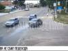 В Карагаше едва не сбили пешехода: видео с камер