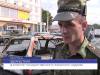 В центре Тирасполя сгорел автомобиль