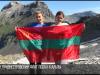 Приднестровский флаг в Альпах