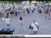 Студенческая вечеринка у фонтана в ПГУ