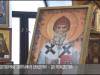 Икона Спиридона Тримифунтского и башмачок с частицей мощей в Бендерах